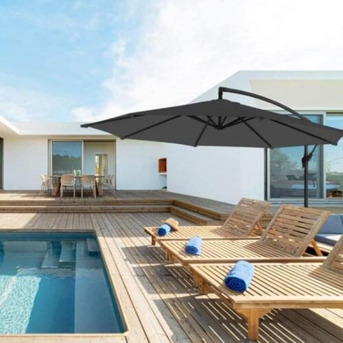 Octagon Beach Umbrella With Crank Waterproof UV Protection Outdoor Garden Canopy Parasol Fishing Camping Sun Shade Shelter HWC