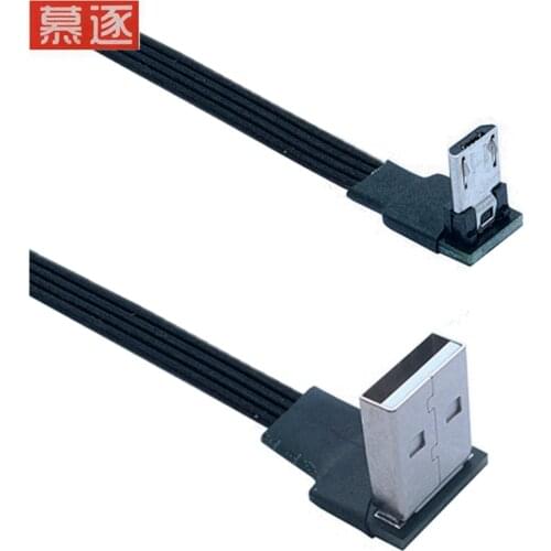 Micro USB Cable Charger USB Cord Suntaiho 90 degree elbow Nylon Braided Data Cable for Samsung/Sony/Xiaomi Android Phone