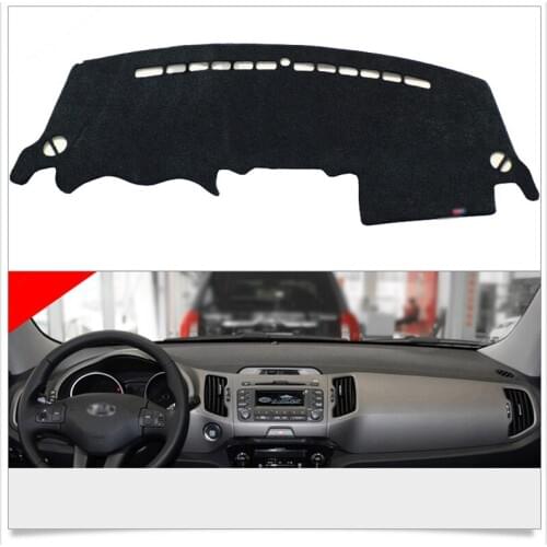 Interior Dashboard Carpet Photophobism Protective Pad Mat For Kia Sportage R