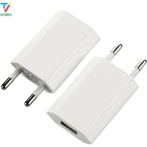 100pcs/lot New Multifunction Usb EU Wall Charger Plug 5V Ac White Micro Usb Power Adapter for Iphone for Xiaomi Adaptador Usb