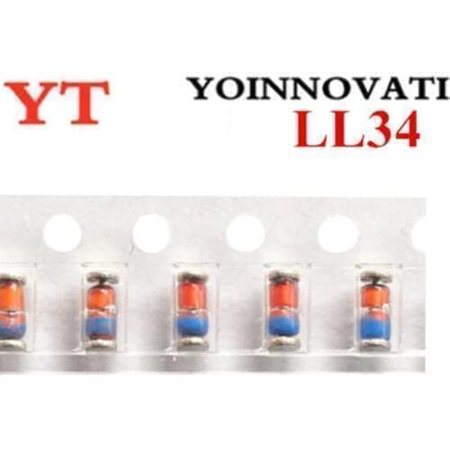 100pcs ZMM7V5 7.5V 0.5W LL-34 1206