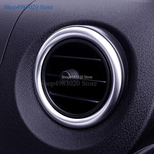 Side Air Conditioning AC Outlet Vent Decoration Frame Cover Trim Fit For Mercedes-Benz Vito W447 2014 - 2018 ABS Matte 2PCS
