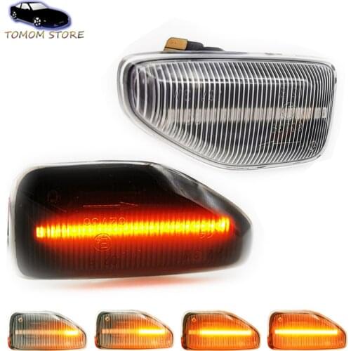 2Pcs Sequential Blinker LED Turn Signal Lights For Dacia Duster Logan MK2 Sandero Stepway MK2 Car Styling