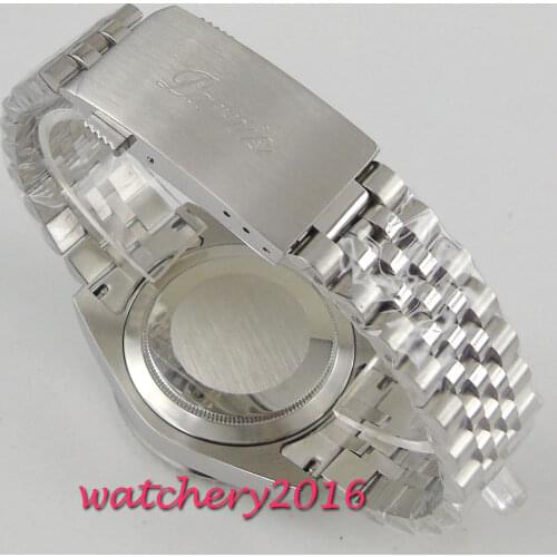 20MM 316L stainless steel solid jubilee bracelet fit PARNIS 40mm mens watch
