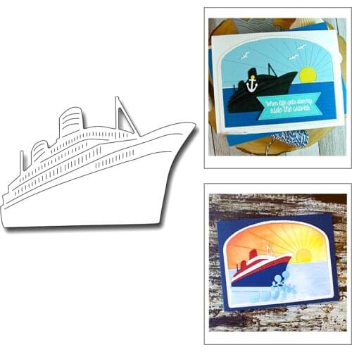 2021 New Ferry Sailboat Metal Cutting Dies For Mould Cut Craft Making Card Paper Decoration and DIY Scrapbooking No Stamps Sets