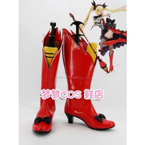 Shining Hearts Mistral Nereis Anime Characters Shoe Cosplay Shoes Boots Party Costume Prop