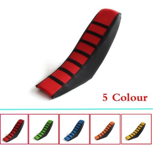 For Yamaha WR250F 07-08 11-14 WR450F 07-08 2011 Dirt Pit Bike Enduro Motocross Motorcycle Ribbed Gripper Soft Seat Cover