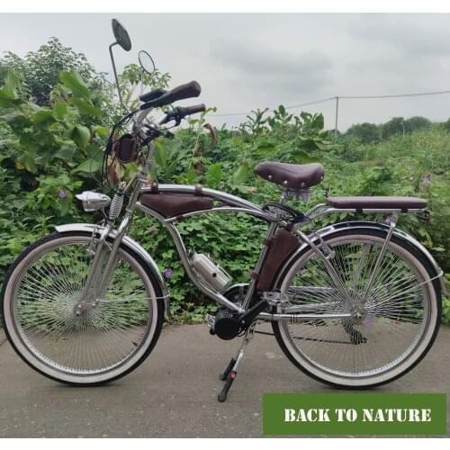 Extremely Luxurious Chrome Beach Cruiser Bike High Quality Luxury Beach Bike Dual Suspension Heavy Duty Fork 140H Wheels 26"