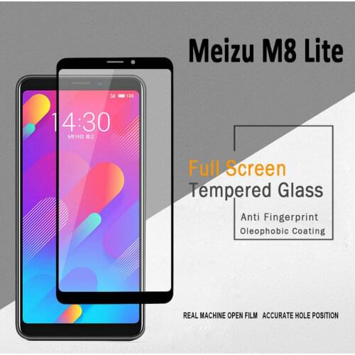 For Meizu M8 Lite 9H 2.5D full Cover Tempered Glass Screen Protector for Meizu M8 Lite M816H for Meizu M8 M813H Glass film