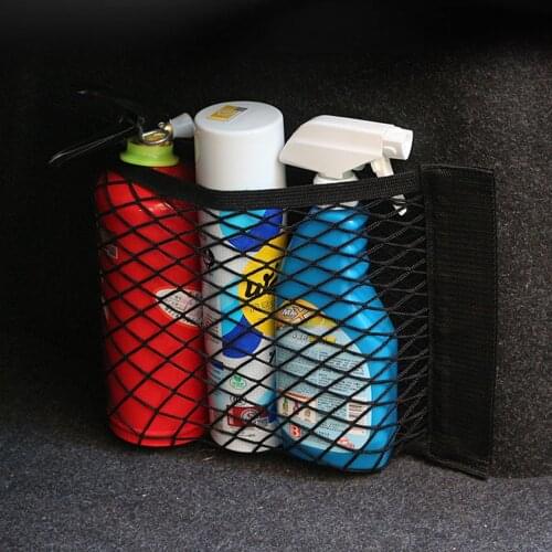 Auto Trunk Seat Elastic Net Bag Organizer Car Accessories For Volkswagen VW CC T-ROC Golf 4 5 6 7 Passat B5 B6 B7 Tiguan EOS R