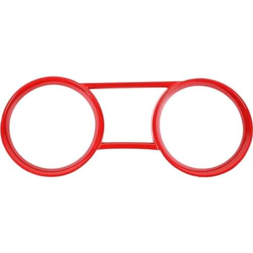 Dashboard Instrument Box Ring Trim Decor Cover Bezels ABS for Ford Mustang 2010 2011 2012 2013 2014