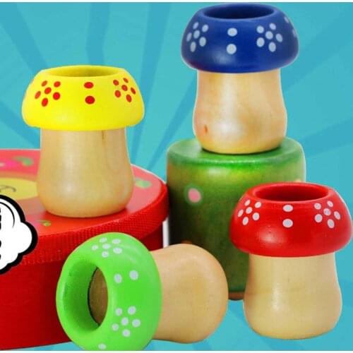 Cartoon Little Mushroom Kaleidoscope Children Observation Early Educational Toy