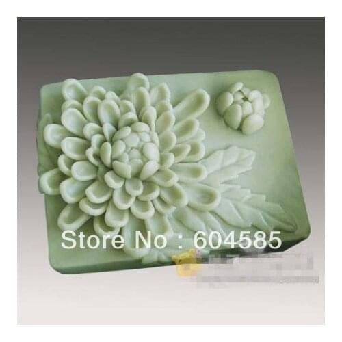 New 2.9" chrysanthemum Craft Art Silicone Soap mold Craft Molds DIY