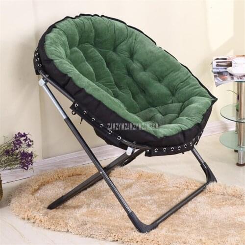 Single Sofa Lazy Chaise Lounge Chair Reading Watching TV Living Room Bedroom Foldable Upholstered Soft Leisure Lounger Chair