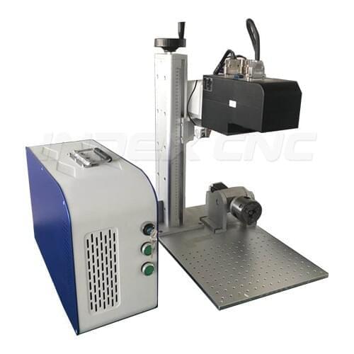 30w 50w 100w Dynamic Focusing Fiber Laser Engraving Machine for 3D Curved Surface