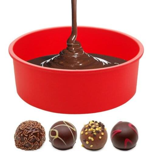 Random Color 6/8/9 Inch Silicone Cake Mold Round Kitchen Bakeware DIY Desserts Baking Mousse Cake Moulds Baking Pan Tools