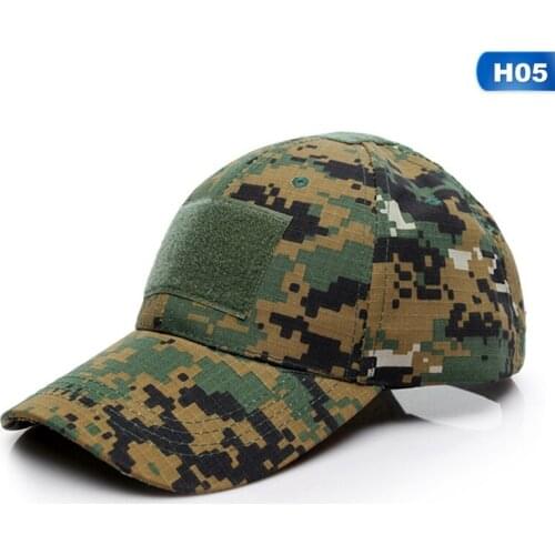 Adjustable Baseball Cap Mesh Unisex Summer Sun Hat Men Outdoors Sport Snapback Breathable Hats Military Camouflage Hunting Caps