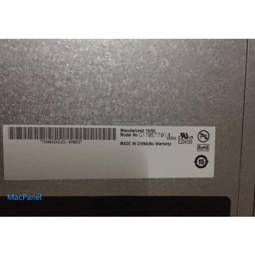 AUO Touch LCD Screen G170ETT01.0 Display Panel 17 inches