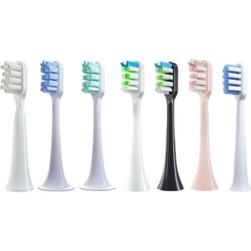 8Pcs Replacement Brush Heads Suitable for Xiaomi T100/T300/T500 SOOCAS X3 X1 X5 SOOCARE Electric Toothbrush Dupont Bristle