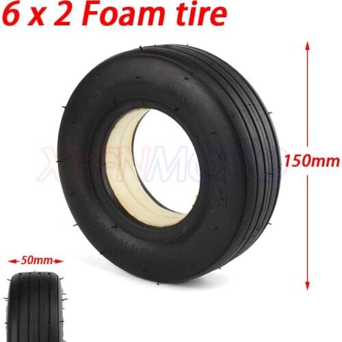 6X2 Solid tire 6x2 Pneumatic tyre inner tube For Electric Scooter Wheel Chair Truck Use 6" Tire Tyre F0 Pneumatic Trolley Cart