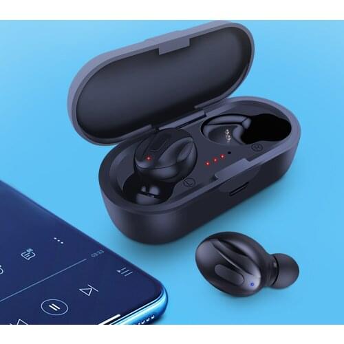 FBYEG TWS Bluetooth Earphone Waterproof Wireless Headphones Handsfree Bluetooth V5.0 Sports HD Stereo Game Microphone Headset
