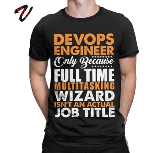 Funny Tshirt Men Devops T-Shirts Engineer Is Not An Actual Job Title Coder Programmer T Shirts Vintage Tee Shirt Tops