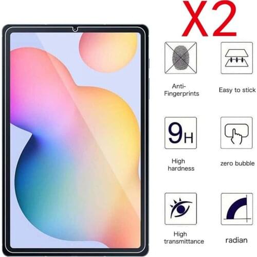 2Pcs Tablet Tempered Glass Screen Protector Cover for Samsung Galaxy Tab S6 Lite P610/P615 10.4 inch Explosion-Proof Screen