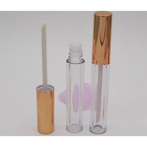 30pcs 5ml Pretty Empty lip gloss tube Mini Refillable Bottle Lipgloss Sample lip balm bottle container Beauty Tool Women Gift