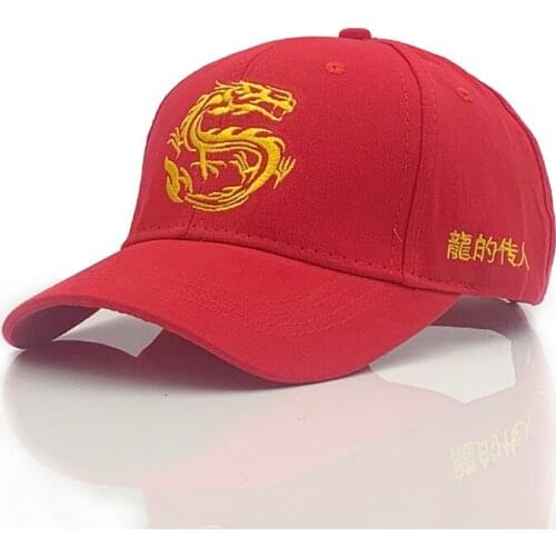 Hot Parent-child Chinese Style Dragon Design Pattern Baseball Cap 100% Cotton Outdoor Caps Gorras Para Hombre Mens Dad Cap