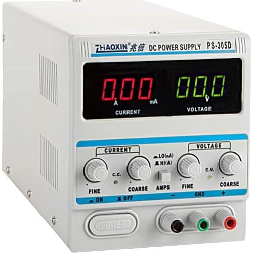 DC power supply ps305d DC stabilized power supply mobile phone repair linear power supply 0-30V adjustable 0-5A