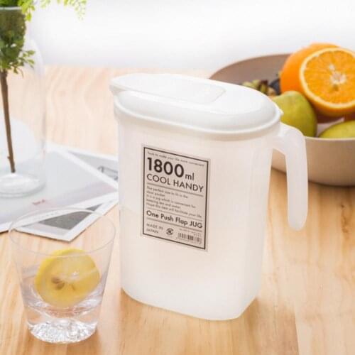 1.8L Teapot Environmental PP Kettles Cold Water Bottle With Lid Cold Water Bottles Household Water Bottles Opener With Handle