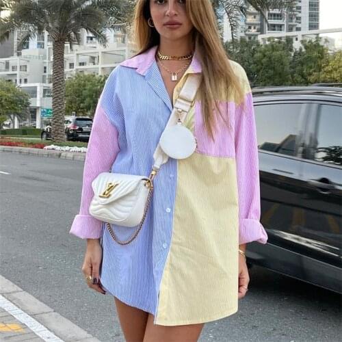 CSMDTYJL Striped Blouses