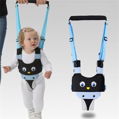 Baby Safety Harness Walking Assistant Adjustable Shoulder Chest Support Walker Toddler Kids Walk Learning Belt Removable Crotch