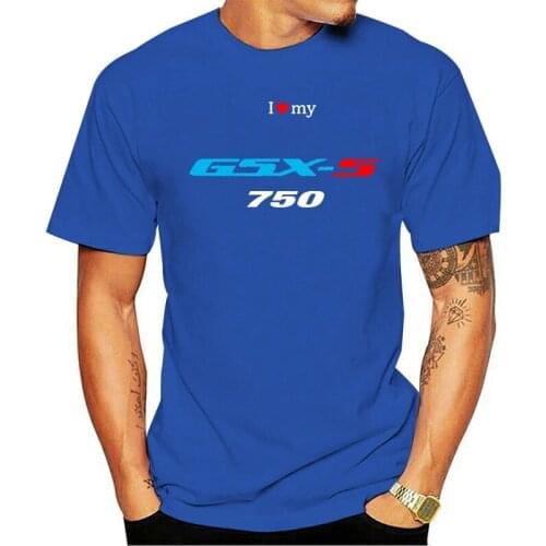 Tee Shirt Personnalise GSXS 750 S M L XL XXL Homme Col Rond Moto GSX-S