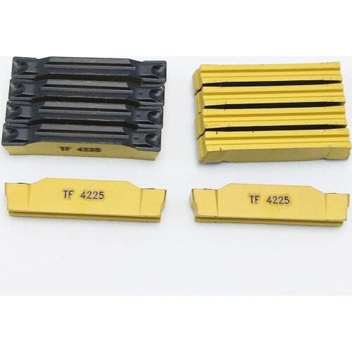 10 pieces of N123G2 0300 0003 TF 4225 carbide N123G2 insert CNC lathe grooving tool N123G2 0300 TF 4225