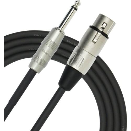 Kirlin MP-482PR, Patch Cable XLR Female - 1/4" mono, 6 Meters