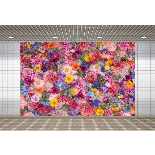 Lyavshi Flower Wall Birthday Party Decro Baby Shower Wedding Love Photography Background Photographic Backdrops For Photo Studio