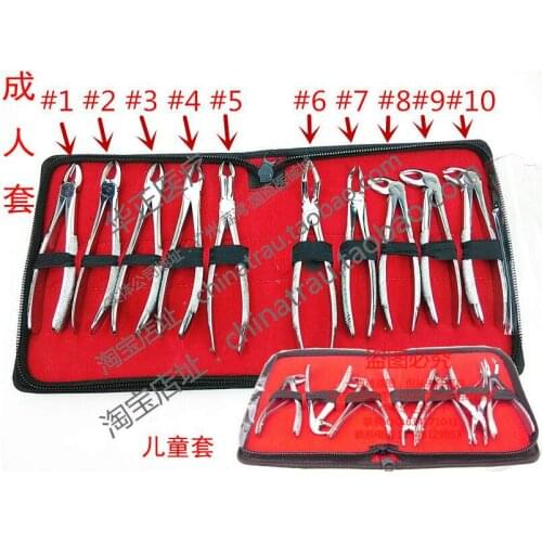 Medical tooth instrument material multifunction plier dental forcep set adult children mouth care animal tooth remove Extraction