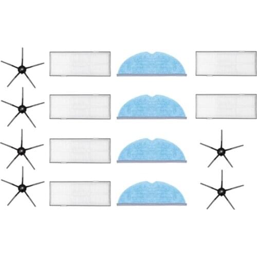 16 Pcs Vacuum Cleaner Replacement Accessories Kit Compatible for Xiaomi Roborock S7 T7 T7 Plus