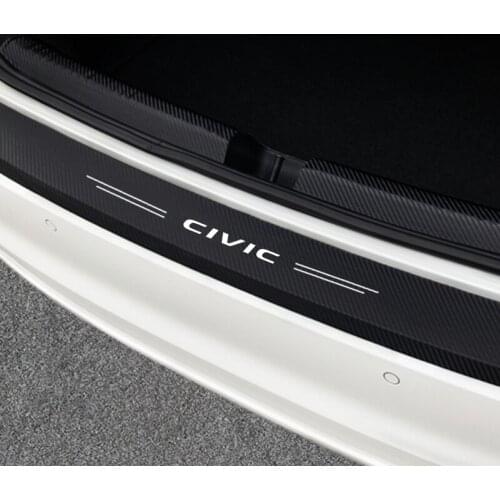 For Honda Civic 7 8 9 10 2021 2020 2019 2018 2017 2016 2015 2014 2013 2012 2001 Car Trunk Rear Bumper Sticker Tuning Accessories