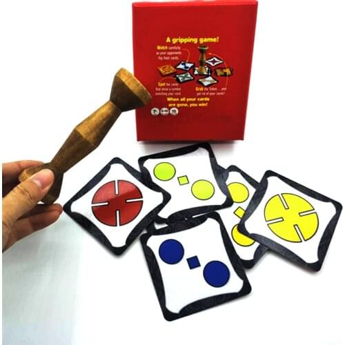 2018 board game gold wood jungle token run fast pair speed forest for party fun cards For Party/Family Game