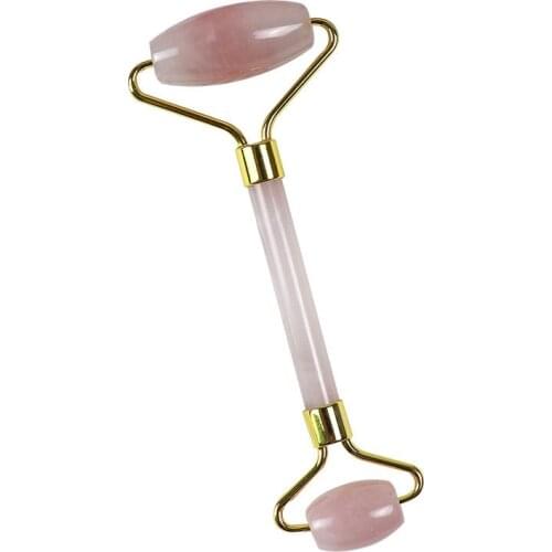 Natural Powdery Jade Massage Roller Double Head Jade Relief Body Relaxation Physical Therapy Neck and Eye Facial Skin Care Tools