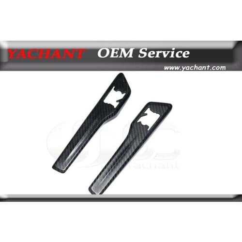 New Dry Carbon Fiber Matte Finish Twill Weave Fender Vent Emblem Fit For 15-17 GTR R35 R-35 GTR OEM Front Fender Emblem Cover