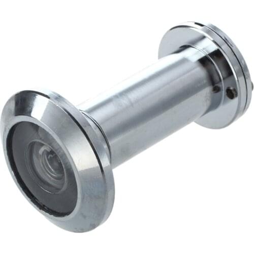 Wholesales item Metal 200 Degree Door Viewer Peephole Silver Tone for Home