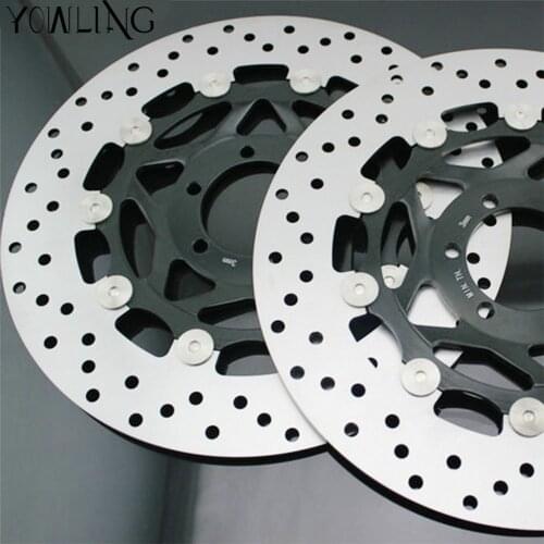 298MM Motorcycle Front Wavy Floating Brake Disc Rotor For YAMAHA XJR400 1993-1999 FZR600 FZS600 FAZER FZ750 TDM850 TRX850 FJ1200