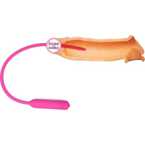 Penis Plug Urethral Vibrator 10 Frequency Powerful Vibrating Male Masturbator Urethra Masturbation SM Dilators Products Urethral