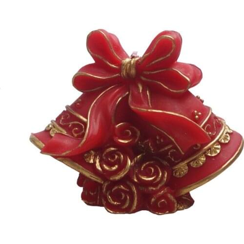 Christmas Bell Soap Silicone Mold Candle Mould Xmas Bells Shape Handmade Gifts Making Soap Molds