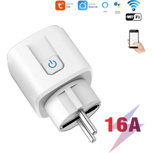 Tuya Zigbee Smart Plug Sockets WIFI EU Smart Socket Energy Monitoring MINI Zigbee Sockets 16A