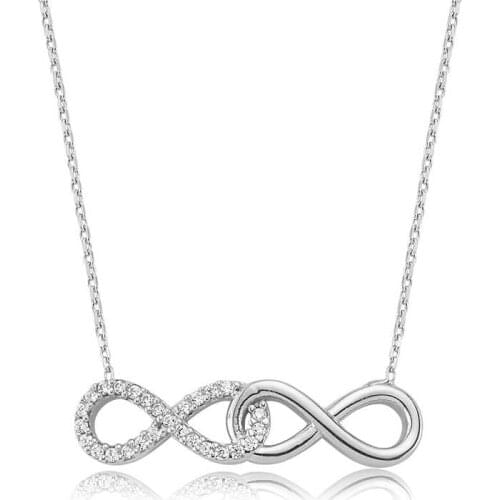Tevuli 925 Sterling Silver Infinite Love Women Necklace
