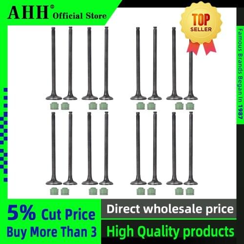 AHH 8 Pairs Intake Exhaust Valves with Oil Seal For Yamaha FZR250 1HX FZR250RR FZR 250 Small Ban Motorcycle Accessories